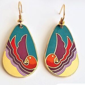 Laurel Burch Sea Bird Earrings